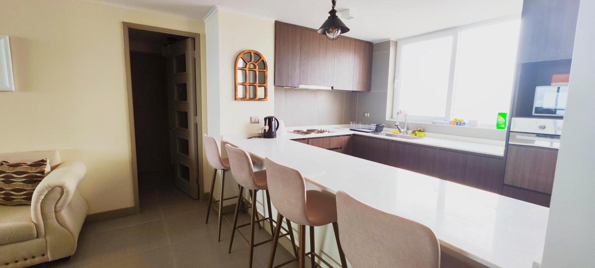 Hermoso Departamento Serena Laguna Del Mar - Vista Al Mar Con Estacionamiento Privado Apartamento